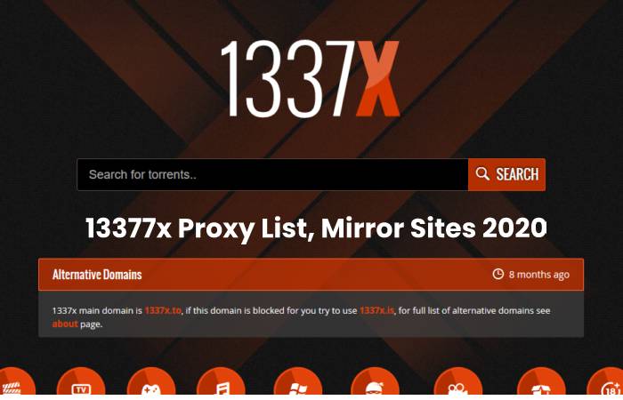 11 Top 13377x Proxy List and Servers [13377x Mirror Sites] Updated May 2020 [All Working]