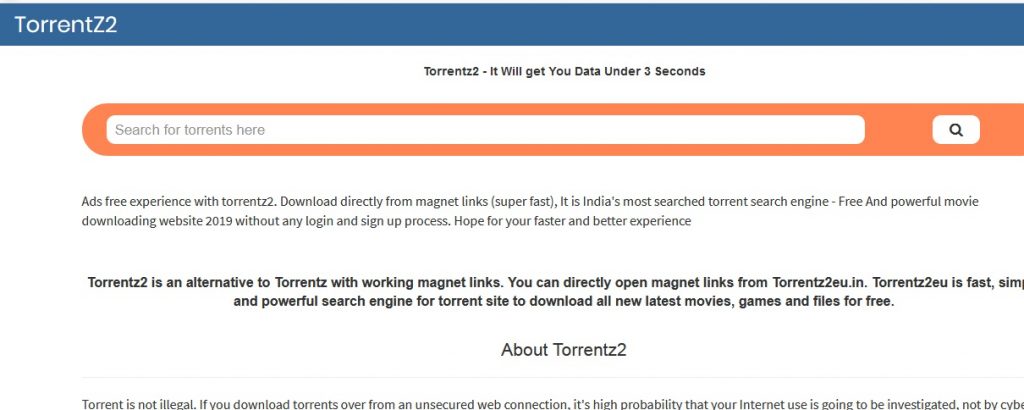 ExtraTorrent Alternative TorrentZ2
