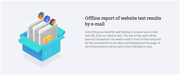 Offline report of website